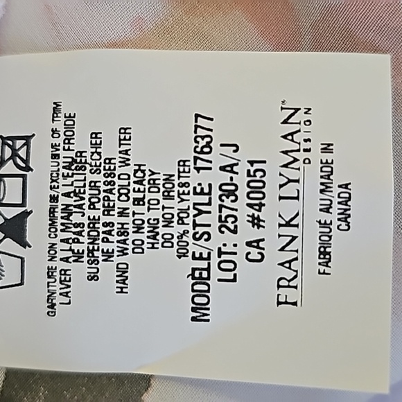 Frank Lyman delicate exquisite women blouse. Size 6. Ruffle sleeves. Excellent - Picture 9 of 12